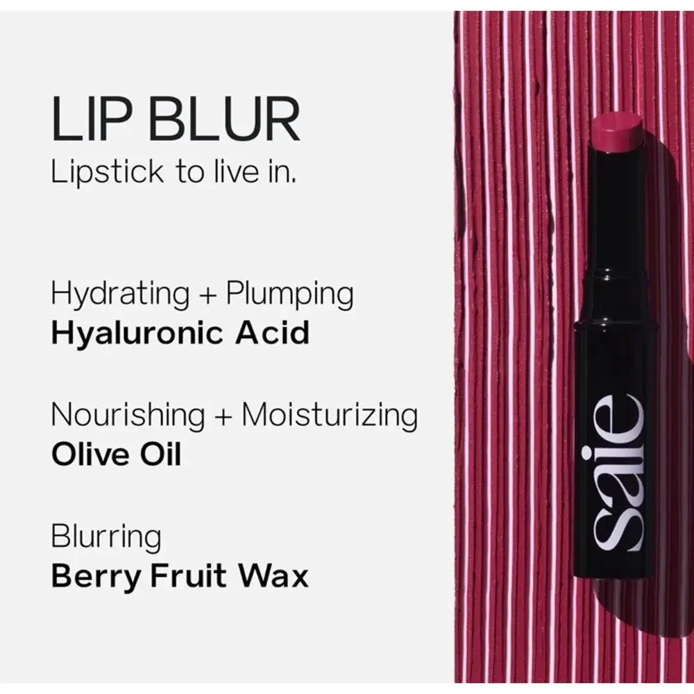 Saie - Lip Blur - Matte Blurring Lipstick - Shade: Surreal - 0.09 oz/ 2.5g